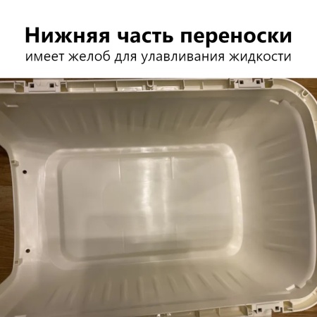Переноска Transport 61.1x40.5x41.9 см для кошек и собак Pet Choice стандарт IATA, голубая  