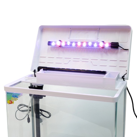 Аквариум Boyu MS-420 31 л с LED светильником и фильтром, белый
